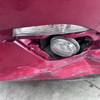 Jefferis Auto Body - damage to front end of 2015 Mazda 3 - Body Shops Near Me - San Luis Obispo, California Jefferis Auto Body - damage to front end of 2015 Mazda 3 - Body Shops Near Me - San Luis Obispo, California
