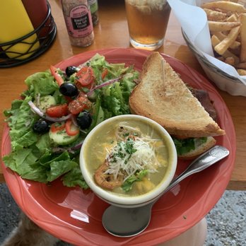 Soups & Such Cafe' - My meal of green harvest soup, blt, and house salad. - Sandwiches Near Me - Julian, California Soups & Such Cafe' - My meal of green harvest soup, blt, and house salad. - Sandwiches Near Me - Julian, California