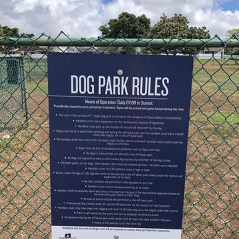 Forest City Dog Park - The Rules - Dog Parks Near Me - Honolulu, Hawaii