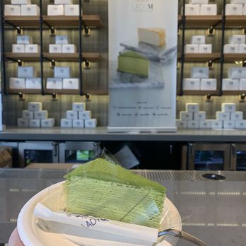 Lady M Cake Boutique - Matcha crepe cake - Bakeries Near Me - Tysons, Virginia Lady M Cake Boutique - Matcha crepe cake - Bakeries Near Me - Tysons, Virginia