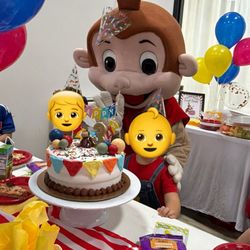 Houston characters and Superheroes - Curious George Character