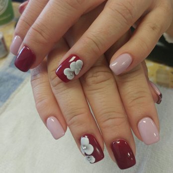 A Z Nails - 3D flower nails - Nail Salons Near Me - Sacramento, California