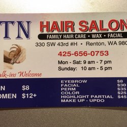 TN Hair Salon - Business card