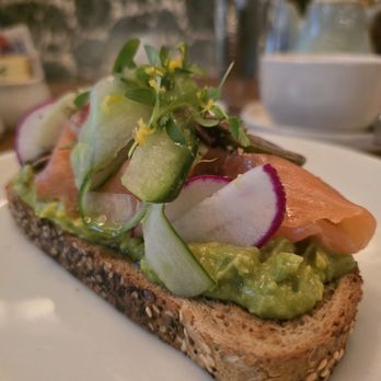 Primrose - Avocado toast topped with smoked salmon ... - New American Near Me - Las Vegas, Nevada Primrose - Avocado toast topped with smoked salmon ... - New American Near Me - Las Vegas, Nevada