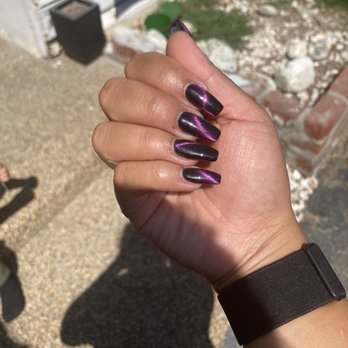 A+ Nails - Cat eye color changing gel - Nail Salons Near Me - West Covina, California