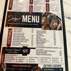 Jordyn's Soul Cafe - Menu