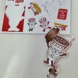 Defective stickers that didn't stick