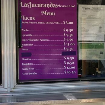 Las Jacarandas - Menu - Mexican Near Me - Santa Maria, California Las Jacarandas - Menu - Mexican Near Me - Santa Maria, California