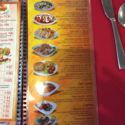 Restaurante El Dorado - Menu