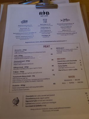 Menu photo 1 RIB Beef & Wine Lisbon, 11 Menu photo 1 RIB Beef & Wine Lisbon, 11