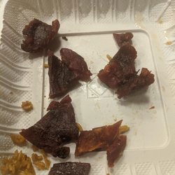 Ruby China Chinese Restaurant - Boneless Spare Ribs that look like Beef Jerky
