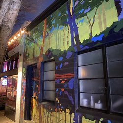 Psychedelic Trees Mural