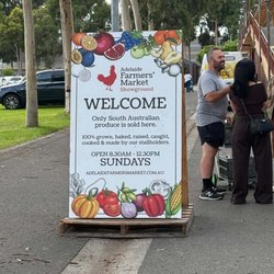 Adelaide Showground Farmers Market - Only South Australian produce here, all grown, baked, raised, caught and made by the stallholders. Love that.