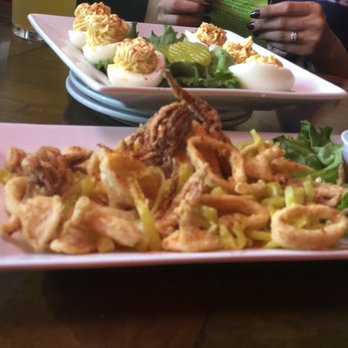 P Wexford's Pub - Calamari was ok, I like mine a little crispier. And the deviled eggs, always good, but not spectacular. - American Near Me - Modesto, California P Wexford's Pub - Calamari was ok, I like mine a little crispier. And the deviled eggs, always good, but not spectacular. - American Near Me - Modesto, California