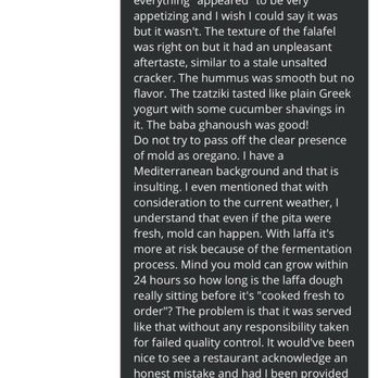 Limoné Mediterranean - My response to their "explanation" - Mediterranean Near Me - Glendora, California Limoné Mediterranean - My response to their "explanation" - Mediterranean Near Me - Glendora, California
