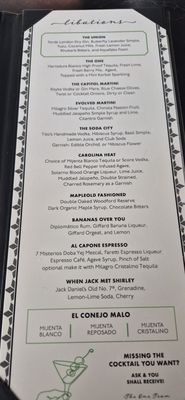 Menu photo 1 The One Rooftop Columbia, SC Menu photo 1 The One Rooftop Columbia, SC