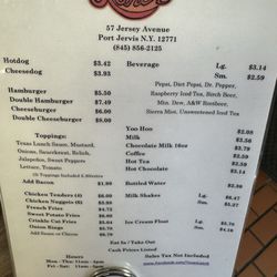 Texas Lunch - Menu 10/26