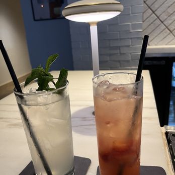 Daily Gather - Ginger Strawberry Lemonade (right) - Breakfast & Brunch Near Me - Houston, Texas Daily Gather - Ginger Strawberry Lemonade (right) - Breakfast & Brunch Near Me - Houston, Texas