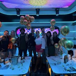 Full House Karaoke & Bar - Free birthday decorations- large room (13 people capacity). Perfectly comfortable for 9 people