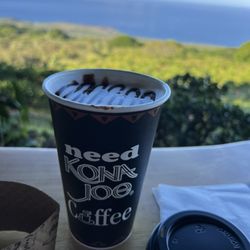 Kona Joe's Coffee - Kona Joe's mocha with a view!
