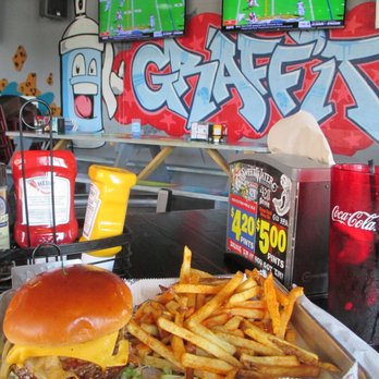Graffiti Junktion - Graffiti Burger Bar, Sports Bar, burger joint - American Near Me - Jacksonville Beach, Florida Graffiti Junktion - Graffiti Burger Bar, Sports Bar, burger joint - American Near Me - Jacksonville Beach, Florida
