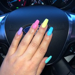 Tammy Nails Spa - Pastel colored nails specially requested