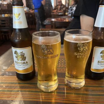 Siam Bistro - Singha beer - Thai Near Me - Miami, Florida