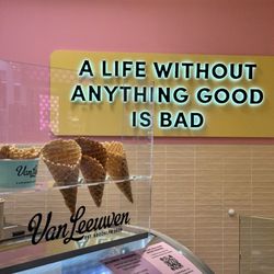 Van Leeuwen Ice Cream - Roosevelt Field Mall - The perfect slogan!!!
