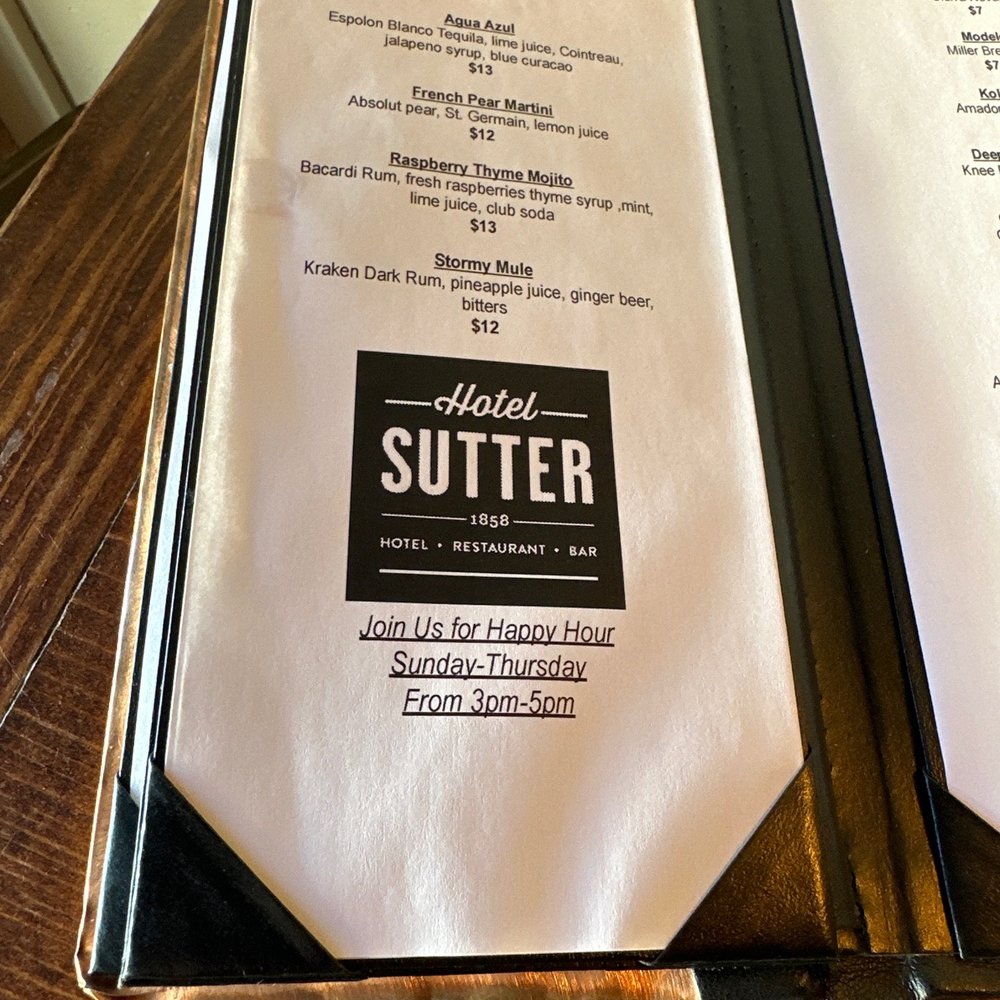 Hotel Sutter Restaurant - New American Near Me - Sutter Creek, California Hotel Sutter Restaurant - New American Near Me - Sutter Creek, California