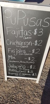 Menu photo 4 La Pupusona El Paso, TX