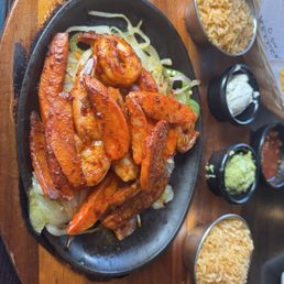Shrimp fajitas Shrimp fajitas