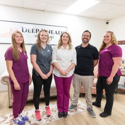 Deep Kneads Massage - Meet our massage therapist team! left to right: Andrea, Hannah, Jessica, Seth,  & Mykayla