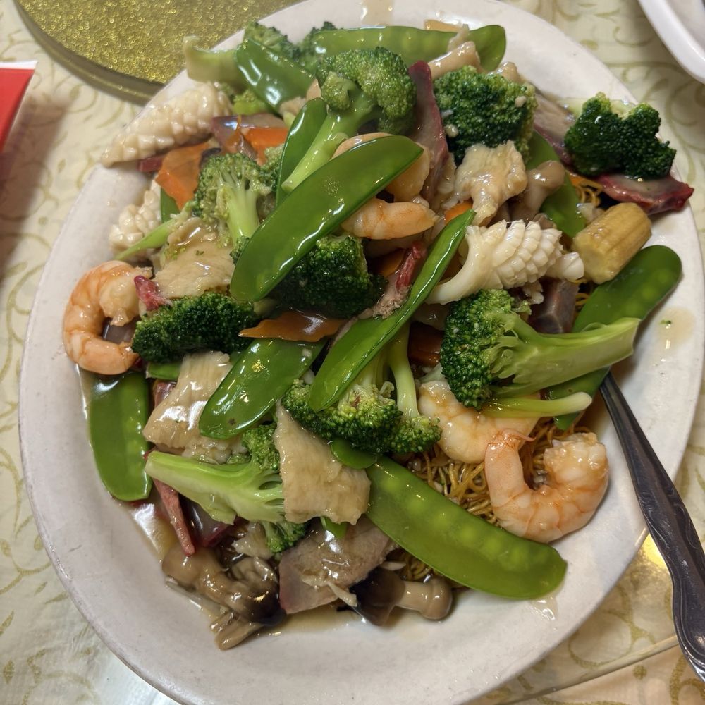 Best Hong Kong Dining - House Special Pan Fried Chow Mein - Chinese Near Me - Mesa, Arizona