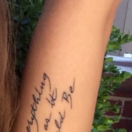 My handwriting mixed with Daniels---- absolute perfection. 5 months later--- JUST WANT ANOTHER! My handwriting mixed with Daniels---- absolute perfection. 5 months later--- JUST WANT ANOTHER!
