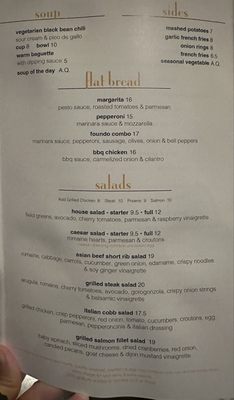 Menu photo 6 Foundation Restaurant & Bar Sacramento, CA