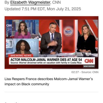 CNN - Tragic & Sad The Cosby Show - Actor Died In An Accidental Drowning On Vacation. 7/21/2025 - Television Stations Near Me - New York, New York CNN - Tragic & Sad The Cosby Show - Actor Died In An Accidental Drowning On Vacation. 7/21/2025 - Television Stations Near Me - New York, New York
