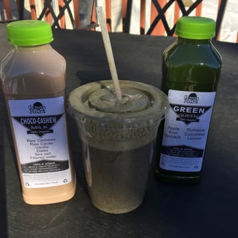 Green Point Juicery - Blueberry Hill smoothie (so good!) and some juices to go - Organic Stores Near Me - Verona, New Jersey