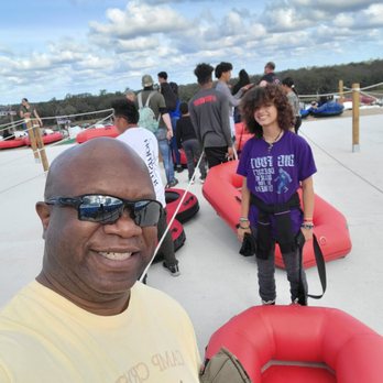 Snowcat Ridge - Getting ready to tube! - Tubing Near Me - Dade City, Florida
