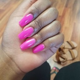 Coffin Shaped, Pink Gel