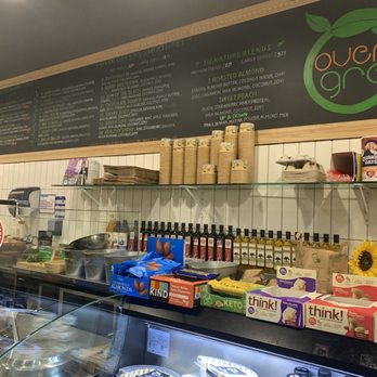OverGreens Salads & Juices - a variety of food items on display - Salad Near Me - Brooklyn, New York