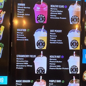 Grain and Berry - Riverview - Loved the Healthy Elvis Smoothie & Health Nut adding cinnamon - Acai Bowls Near Me - Riverview, Florida