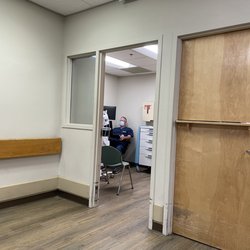V A Hospital Little Rock - Nurse Henry Goodfellow and the interview room. Where I sitting I could here everything about each patient he spoke to.
