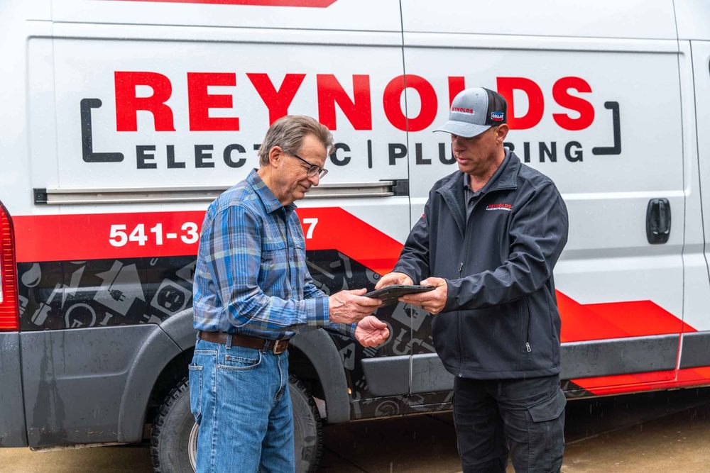 Slide of Reynolds Electric and Plumbing
