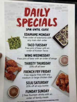 Menu photo 7 Bonchon Westminster - Eaton St Westminster, CO