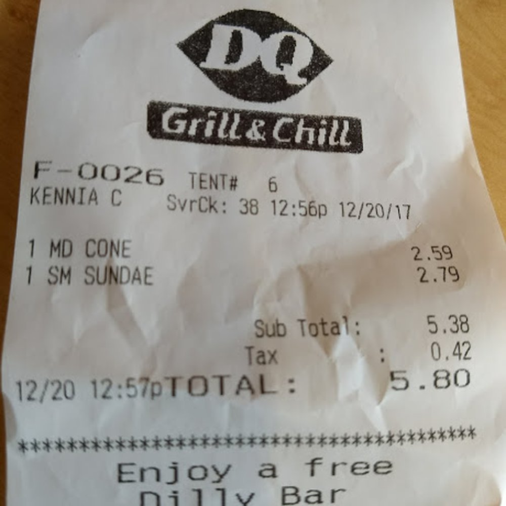 Dairy Queen Grill & Chill - Charged for small Sundae instead of ice cream cup. - Ice Cream & Frozen Yogurt Near Me - Yermo, California Dairy Queen Grill & Chill - Charged for small Sundae instead of ice cream cup. - Ice Cream & Frozen Yogurt Near Me - Yermo, California