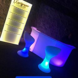 Day and Ni Party Rental - LED FURNITURE