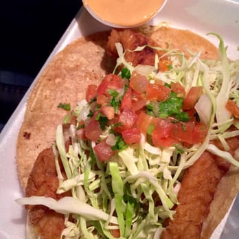 Cali Tacos - Fish taco with Cali sauce. $3.39. Super huge. Wow. - Mexican Near Me - Orange, California