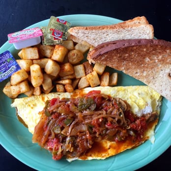 The Bada Bean - Chicken Cacciatore omelette - Breakfast & Brunch Near Me - Tallahassee, Florida