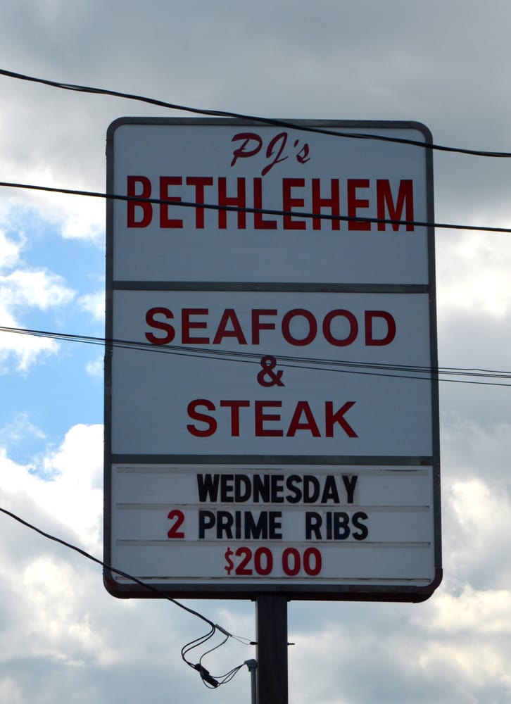 PJ's Bethlehem Seafood and Steak Logo