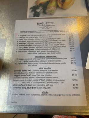 Baguette Vietnamese Sandwiches by null